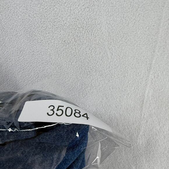 Vintage LL Bean Jacket Womens M/L Blue Denim Hooded Barn Chore Flannel Lined 90s - Picture 9 of 12